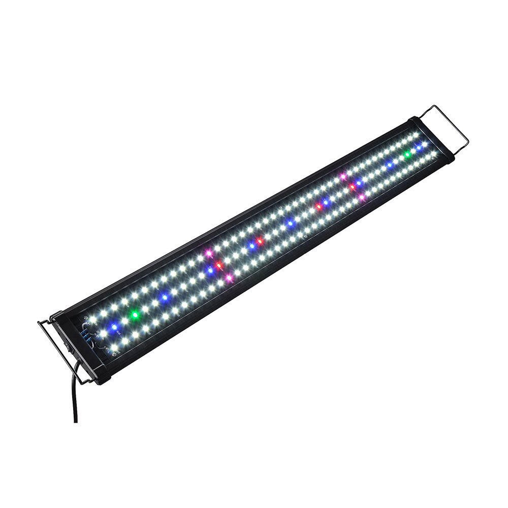 Barra de luz LED para acuario, lámpara de iluminación de espectro completo de 30/45cm para acuario de peces de agua dulce, planta marina para decoración de peceras