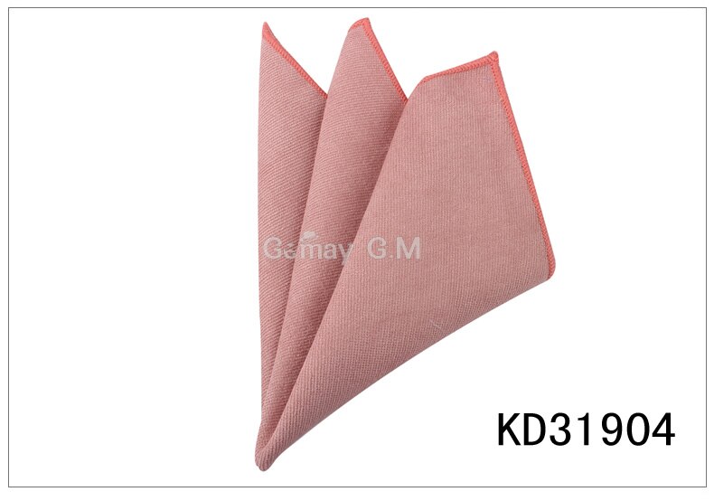 Solid Cotton Pocket Square For Men Suits Hanky Mens Handkerchiefs Casual Suit Square Handkerchief Towels For Party Scarves: KD31904