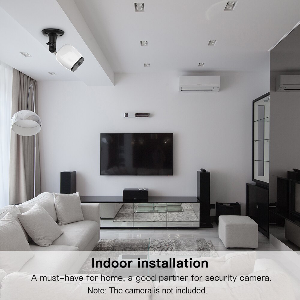 Ajustable de montaje en pared para ARLO/HD/ARLO PRO/ARLO PRO2/ARLO IR/ARLO ULTRA/WYZE CAM PAN Cámara soporte de montaje interior al aire libre