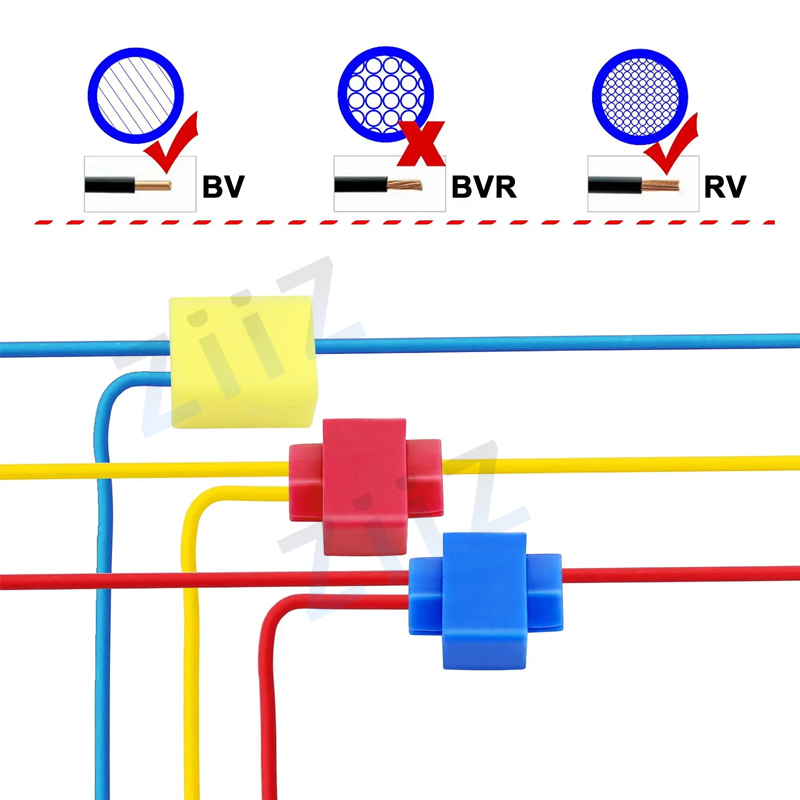 10 pcs/30 pcs T-Tap Connector Quick Elektrische Kabel Connector Snap Splice Lock Waterdichte Crimp Wire Terminal blauw geel rood