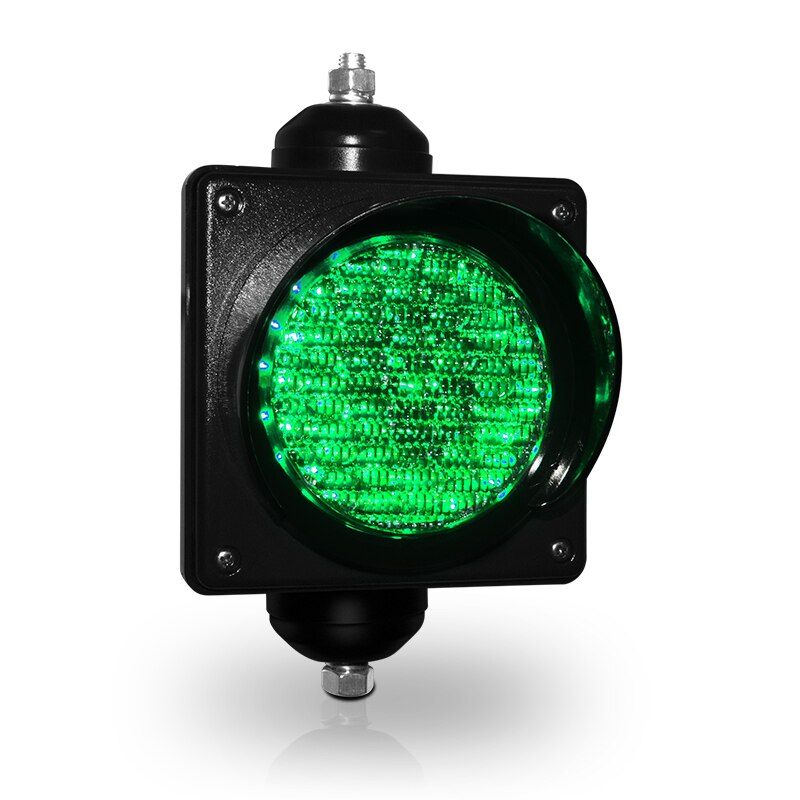 Diameter 100mm Red Yellow Green LED Single Traffic Light