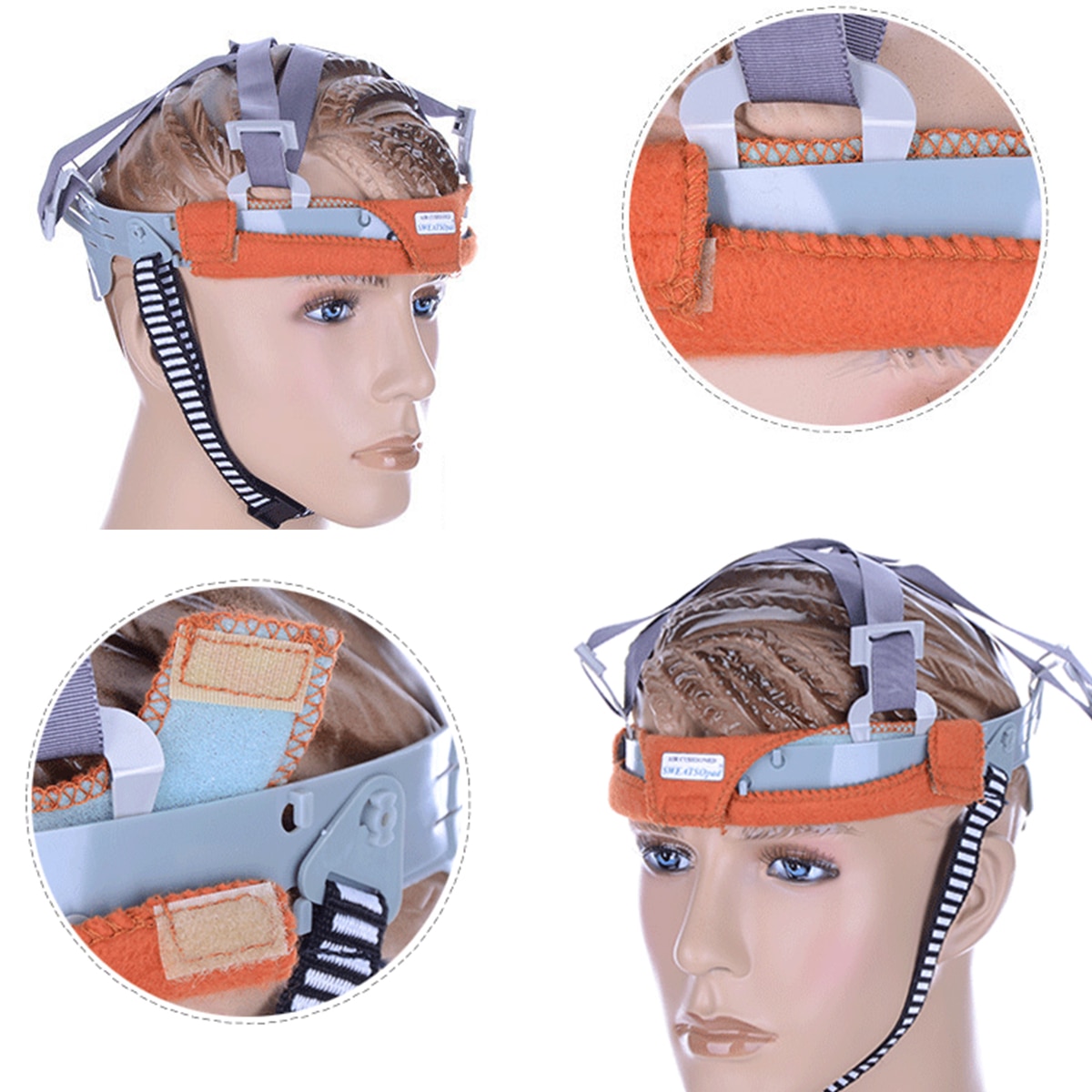 2pcs Helmet Sweatbands For Hard Hat Safety Helmet Welding Helmet Sweatband Sweat Band