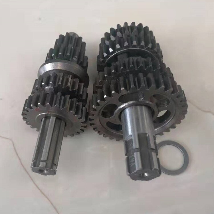 Zongshen Horizontal 125 Main Auxiliary Shaft Assembly of Tricycle Gear Shift Gear Auxiliary Shaft of The Whole Vehicle 2cm