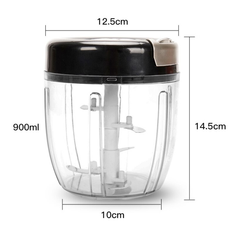 Manual Food Chopper Household Vegetable Choppers Shredder Multi-function Food Processor Meat Machine Crusher