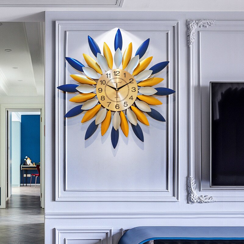 Creatieve Luxe 3D Wandklok Voor Woonkamer Muur Horloge Home Decor Digitale Klok Muur Modern Slaapkamer Stille Muur klokken