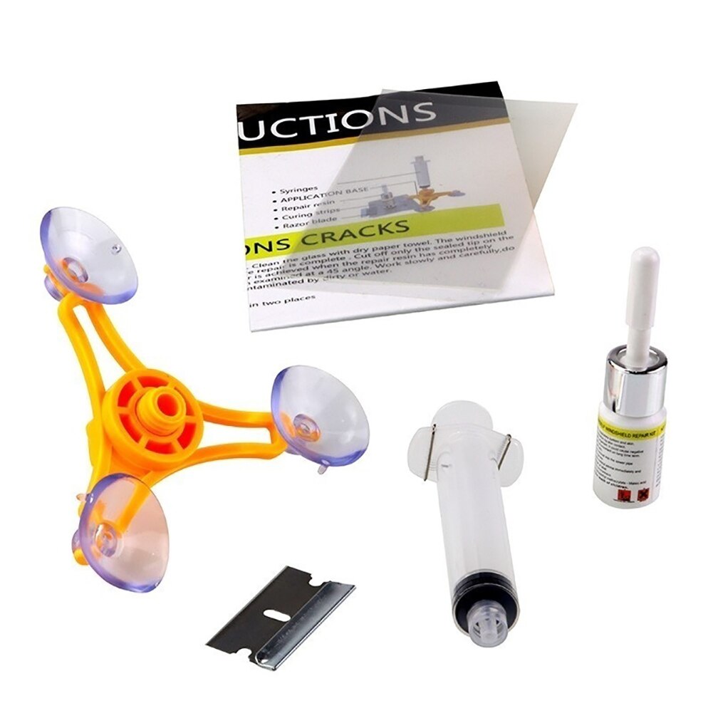 Car Vehicle Glass Repair Windshield Quick Repair Agent Tools DIY Kit window glass scratch crack restoration tool
