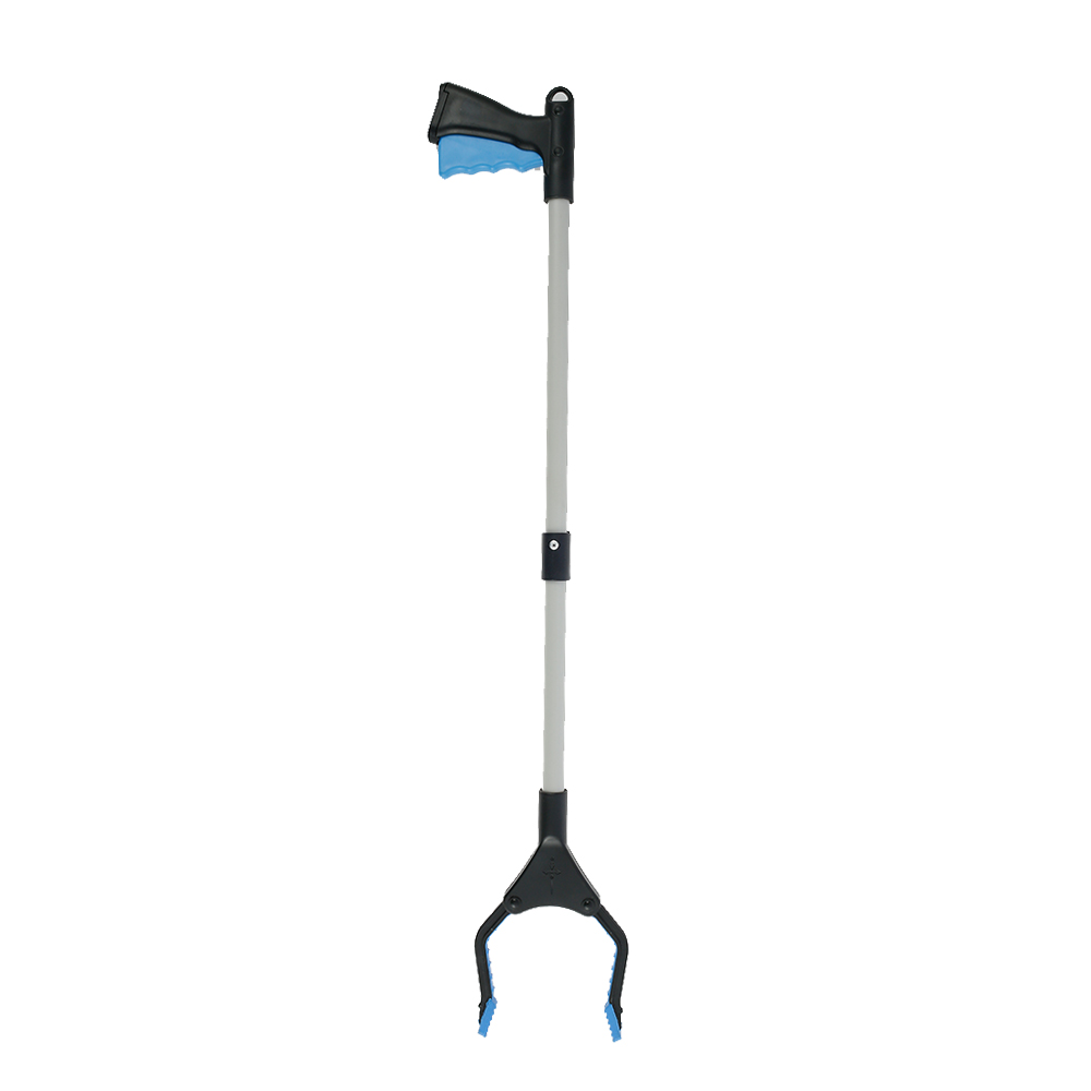 Foldable Litter Reachers Pickers Pick Up Tools Gripper Extender Grabber Picker Collapsible Garbage Pick Up Tool Grabbers: Blue