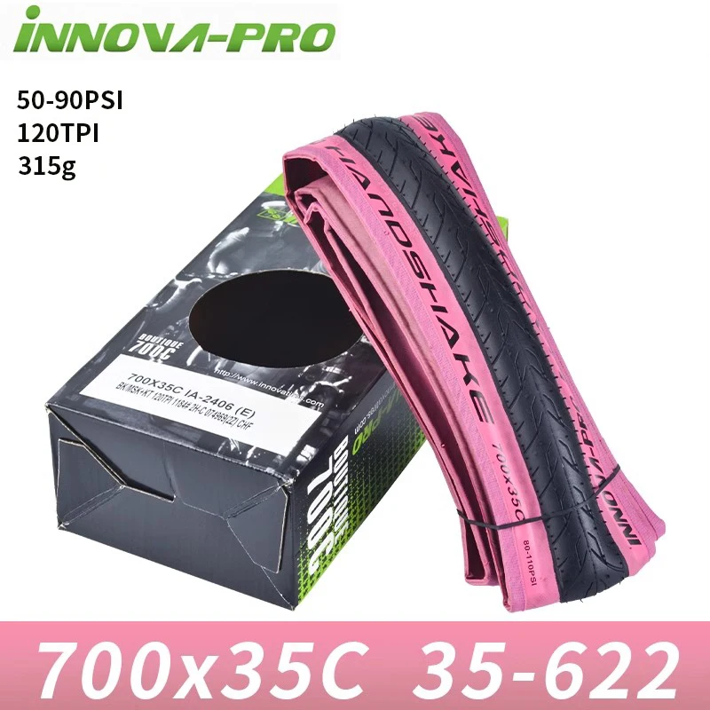 INNOVA Original 700c Road Bike Tire 700x23c/25c/27c/28c/30c Retro Travel Bicycle Out Tire 60/120 TPI Bike Tire Cycling Parts: Burgundy