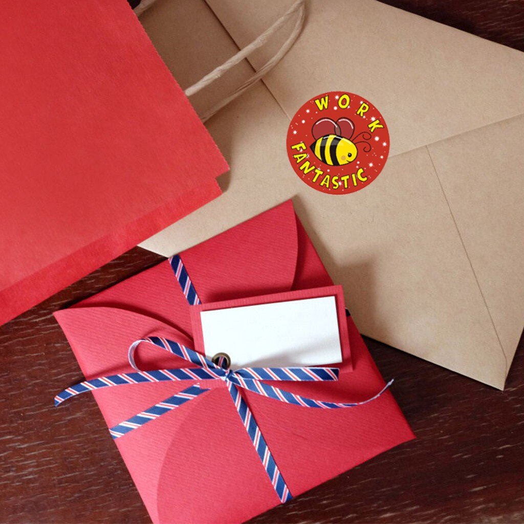 1000pcs/Roll Reward Stickers Encouragement Sticker Roll for Kids Motivational Stickers with Cute Animals for Students Teachers