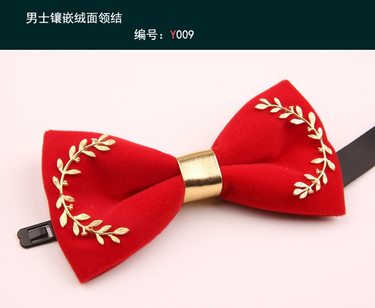 Mens Polyester Banquent Strikjes Voor Vrouwen Handgemaakte Formele Kleding Strikjes Business Volwassen Bowknots Gravatas Smokingvlinderdas: 009