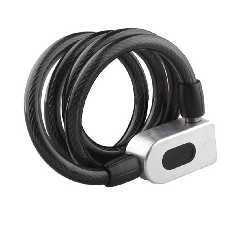 Fingerprint Bike Lock Anti-Theft Keyless Bicycle Smart Lock with Bluetooth Bicycle Cable Locks for Bike Motorcycle Door Fence