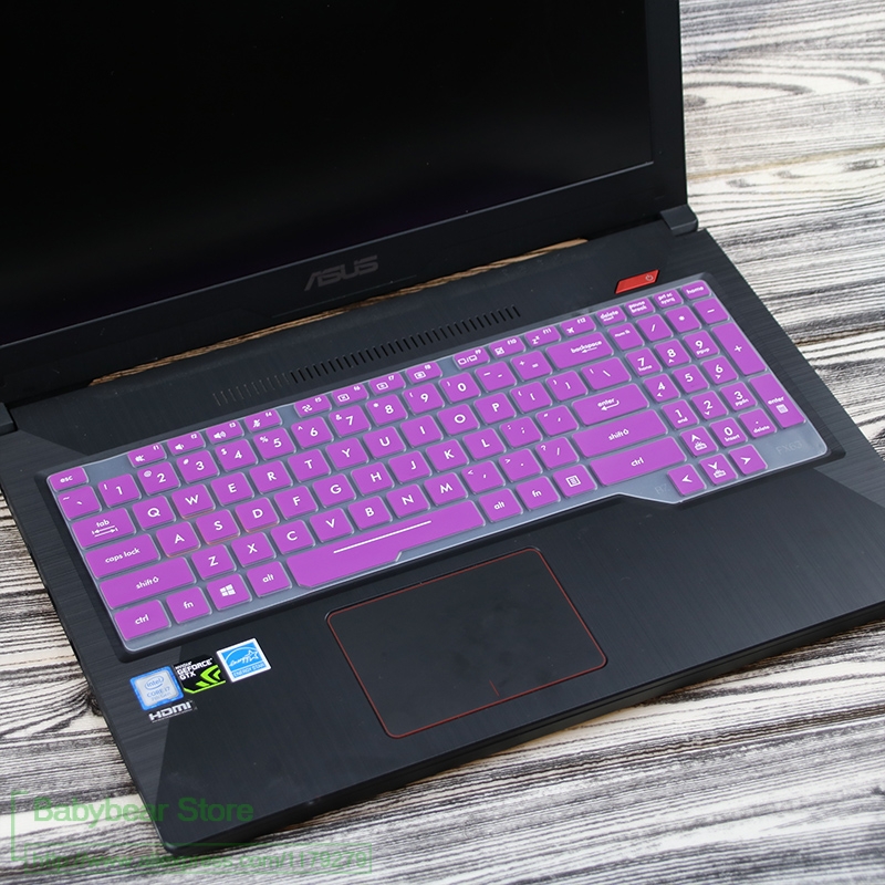 For Asus TUF Gaming FX505 fx505ge FX505DV FX505G FX 505 GD DT GM FX505GM FX505GD fx505DT 15.6&#39;&#39; laptop keyboard cover protector: purple