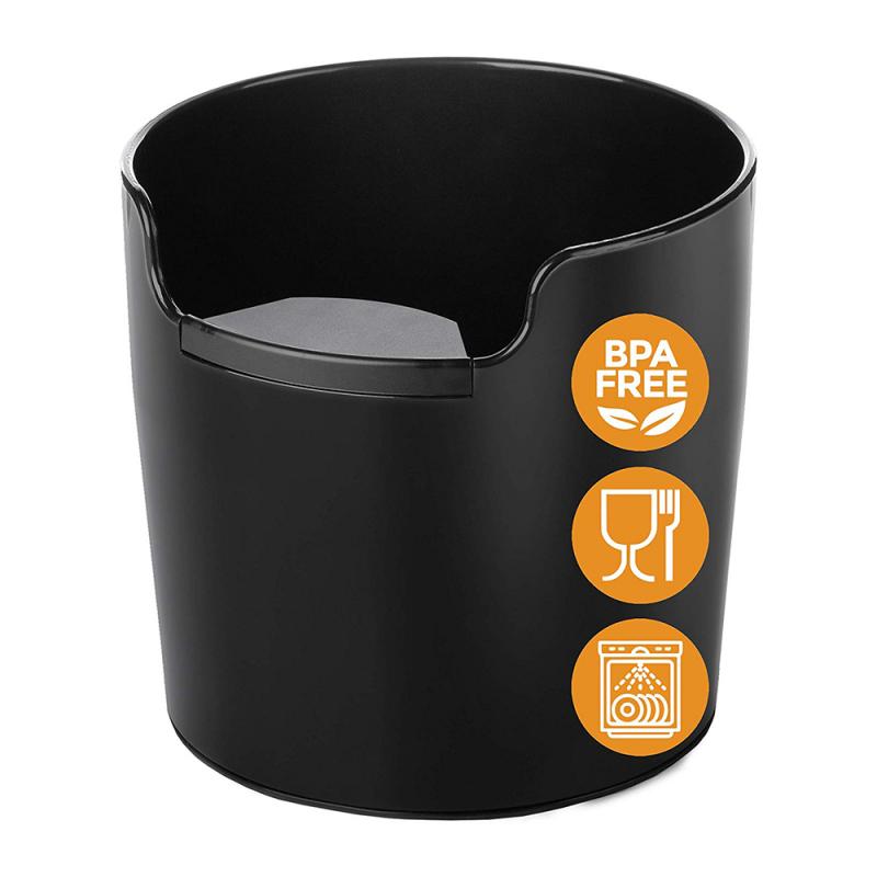 Kaffee Schleifen Klopfen Kasten Und Kaffee Behälter Schwarz Heimat Dekor Küche Zubehör Cocina Wandschrank Organizer: 1Stck Schwarz