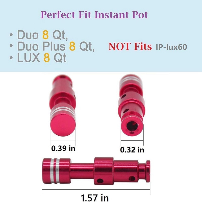 Universal Replacement Floater Valve and Float Cap for Pressure Cookers for Ip-Duo Ip-Lux60 Ip-Duo50 Ip-Lux50 Smart-60 Ip-Csg60 a