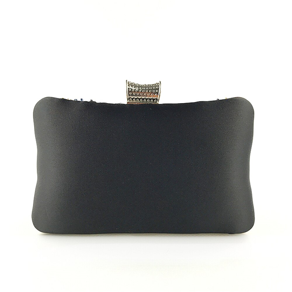 Baoyafang dames zwarte kristallen handtassen feestavondtassen dames trouwtas voor bruid ketting schoudertassen dag clutches