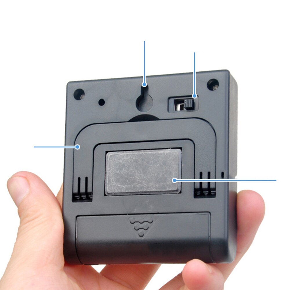 Stainless Steel Digital Kitchen Timer Minute Second Count and Countdown Timers for Cooking Sports Games(Without