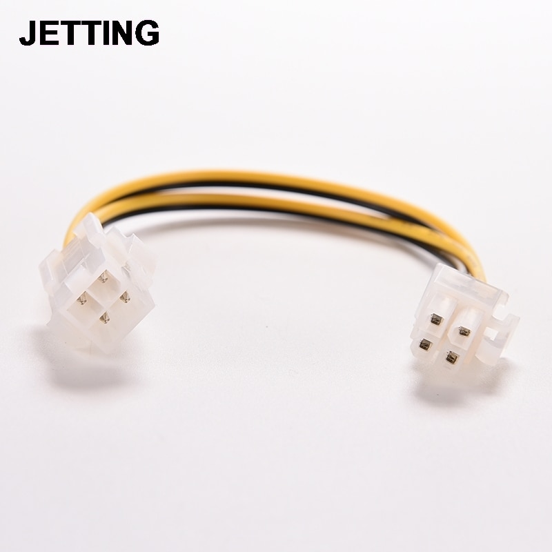 1 Pcs 20 Cm 8 "Inch Atx 4 Pin Male Naar 4Pin Vrouwelijke Pc Cpu Voeding Extension kabel Cord Connector Adapter