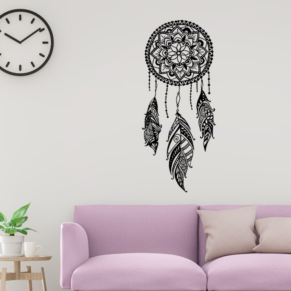 Dream Catcher Pattern Wall Art Decals Removable Study Mural Wall Stickers bedroom wall decoration wall stickers for kids rooms