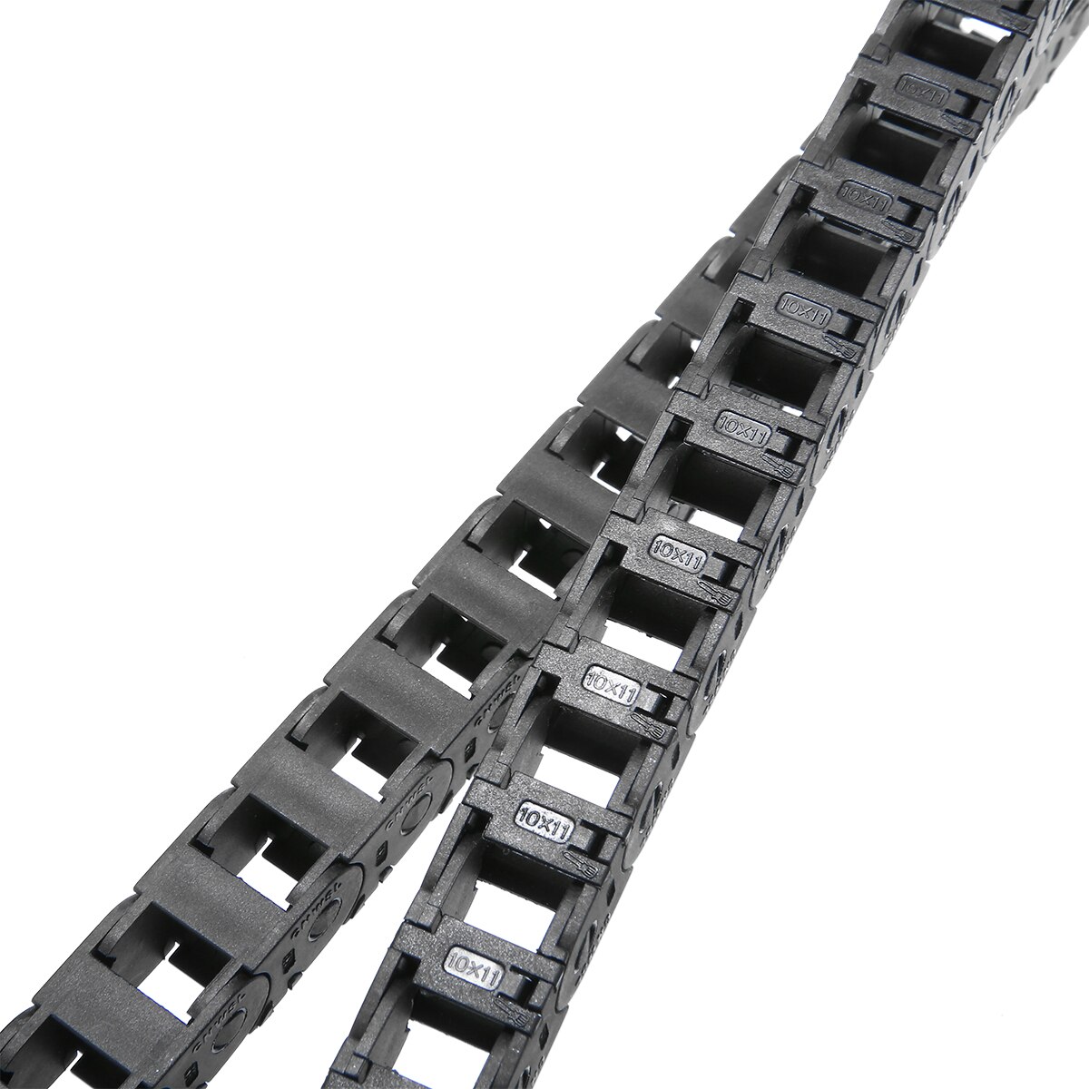 1M Nylon Kabel Carrier Drag Chain Geneste Draad Carriers Transmissie Chains Vloerkettingbanen Tank Keten Voor Cnc Router Machine Tools