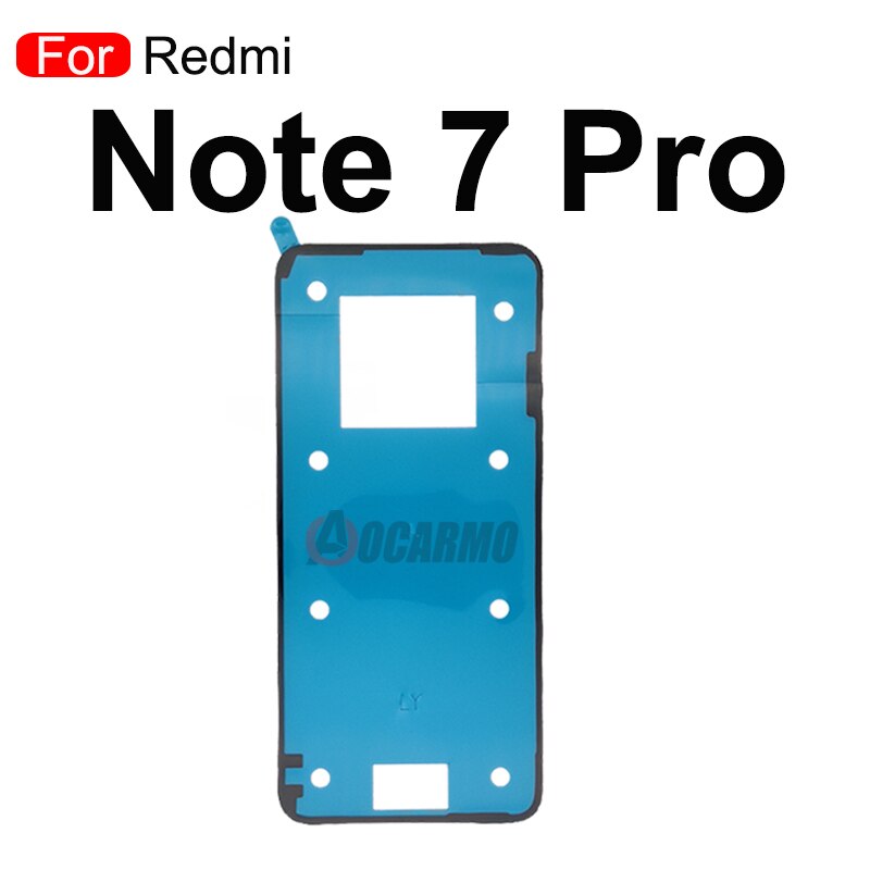 Aocarmo Terug Lijm Voor Xiaomi Redmi Note 7 8 9 Pro 9S 9S 8T Terug Glas Cover sticker Lijm: For Redmi Note 7Pro