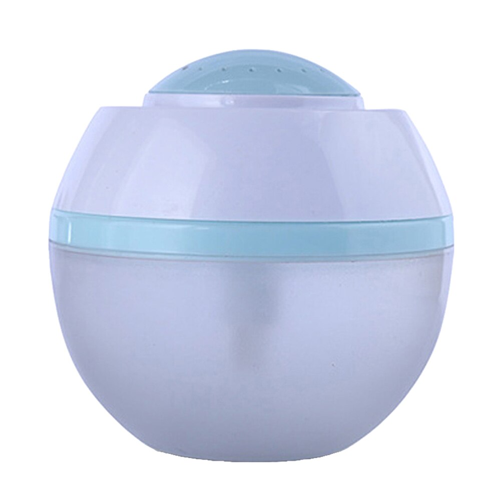 Wood Grain USB 300ml Air Humidifier Aromatherapy Aroma Essential Oil Diffuser with LED Light Mist Maker Colorful: Blue