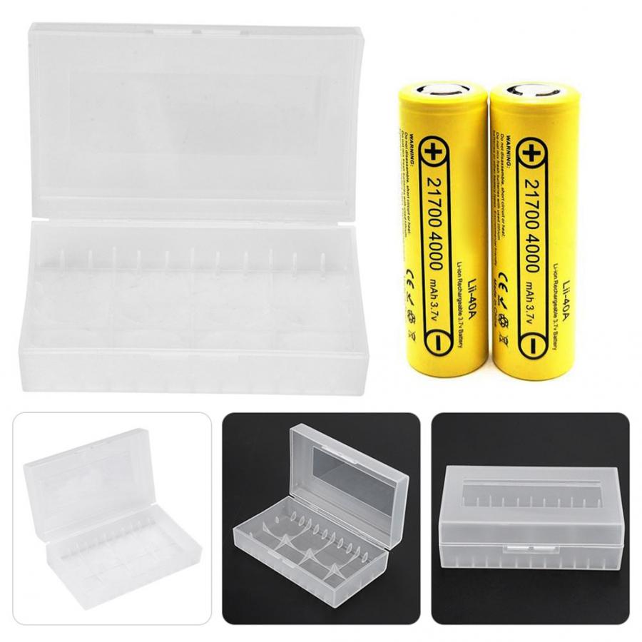 2PCS 2*20700/21700 Batterij Box Container Waterdichte Batterij Storage Box case