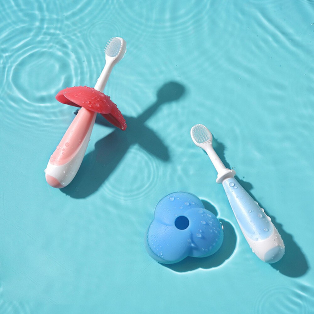 1 pc silicone escova de dentes do bebê para crianças em casa bebê infantil