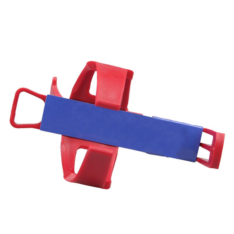 Soporte de botella de agua de bicicleta soporte para botella de agua de bicicleta de 360 grados accesorios de soporte para bicicleta: Red