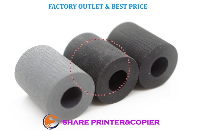 2BR06520 2F906240 2F906230 Pickup Roller rubber for Kyocera FS1028 1035 1100 1125 1120 1128 1300 1320 1370 3900 4000: 2ps BK 1ps Gray