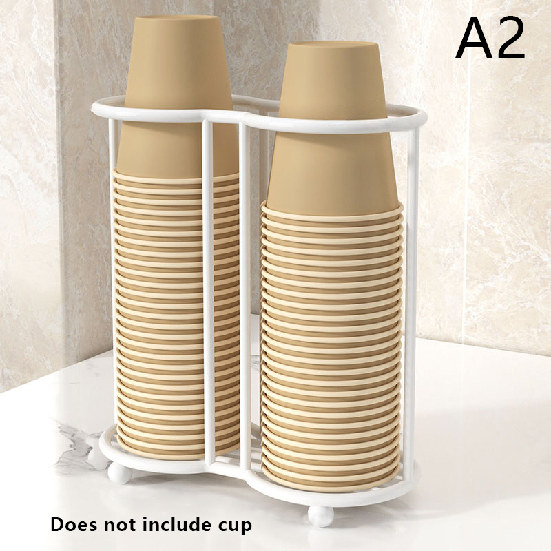 Kitchen Paper Cup Holder Disposables Cups Picker Multifunctional Desktop Cup Storage Rack Household Coffee Cup Holder For Home: green