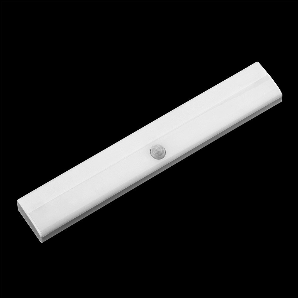 10 LED PIR Under Cabinet Light Battery Motion Motion Sensor Closet Lights Lamp Brightness Backlight Cabinet Wardrobes Draw#45