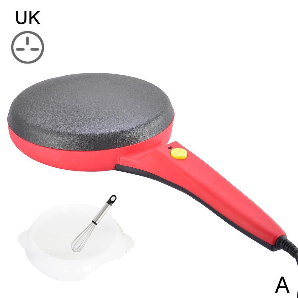 220V Non-stick Electric Crepe Maker Pizza Maker Pancake Maker Crepe Making Pan Household Kitchen Tools Cooking Pan: UK