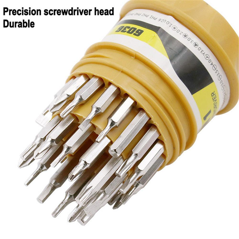 31 w 1 zestaw śrubokrętów magnetyczny zestaw narzędzi robić naprawy zestaw wkrętaków robić komputera telefon komórkowy w zegarku laptop naprawa narzędzie