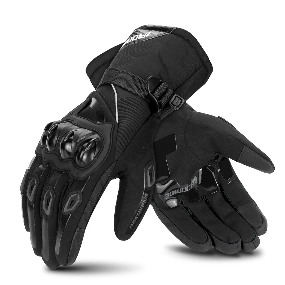 Guanti Moto invernali impermeabili Touch Screen uomo guanti Moto guanti protettivi antivento guanti Moto Motocross