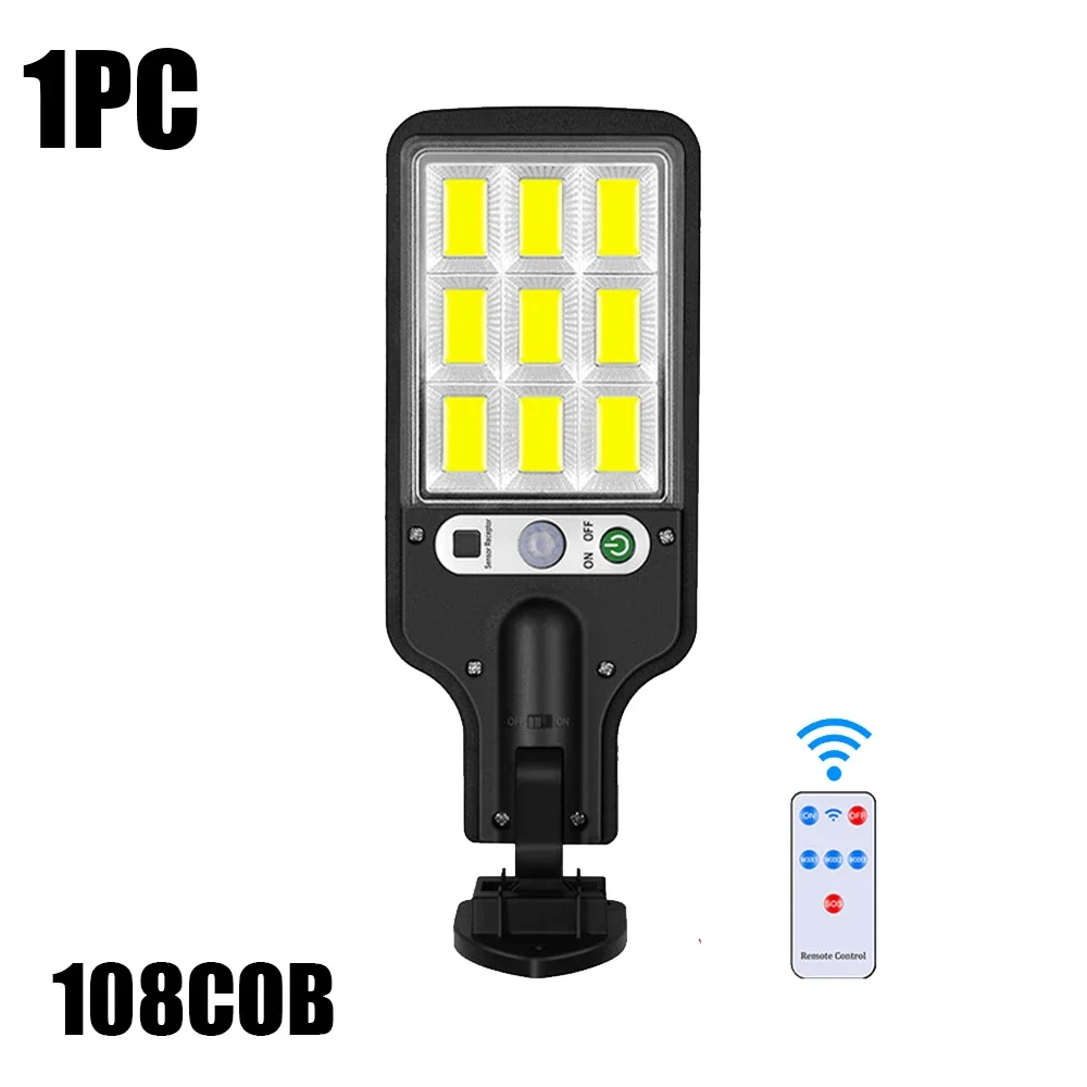 Zonne-Energie Straatverlichting Buiten Zonne-Energie Lamp Met 3 Lichtmodus Waterdichte Bewegingssensor Veiligheidsverlichting Voor Tuin Patio Pad Tuin: Warm White