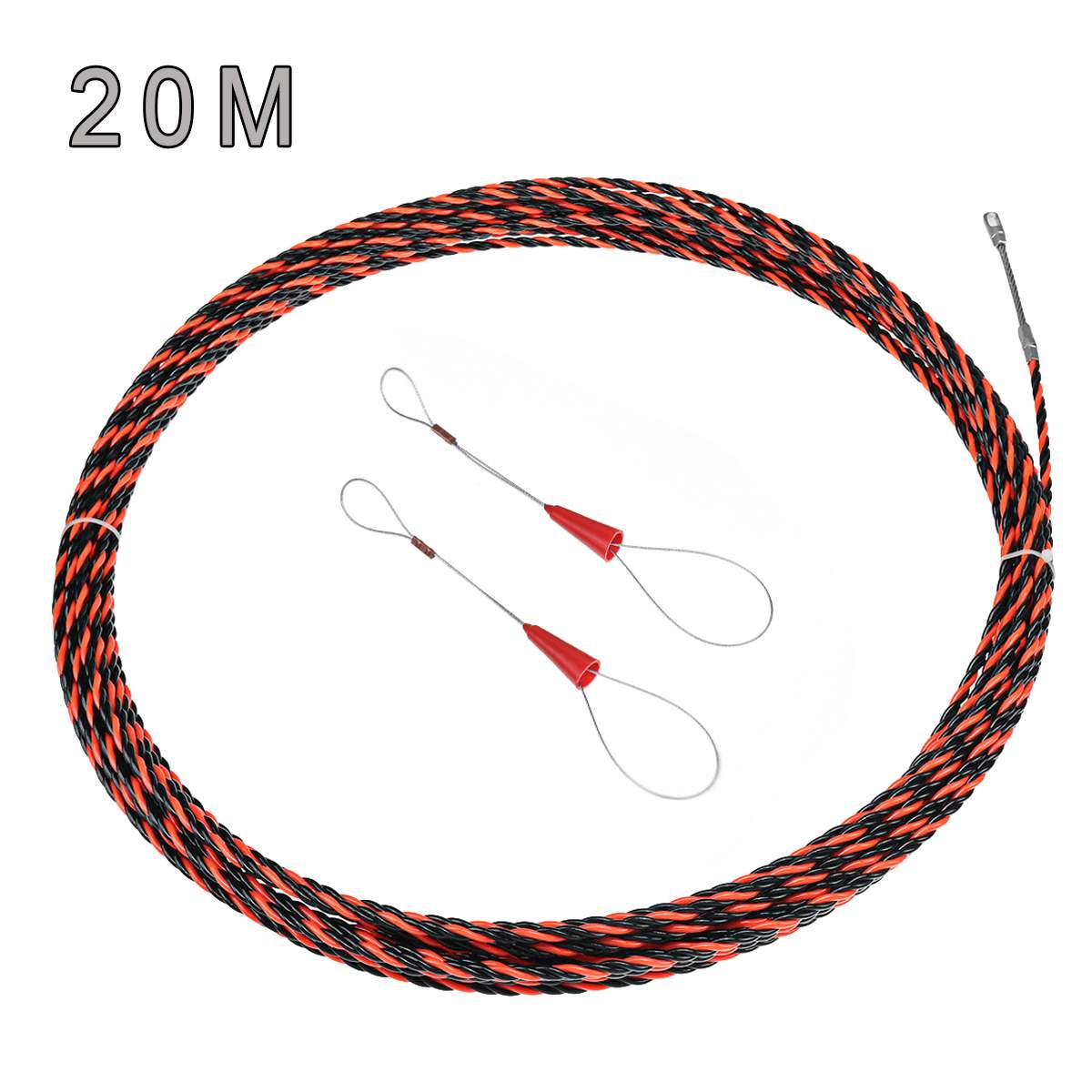 5M/10M/20M 6Mm Elektricien Wire Kabel Push Puller Threading Apparaat Kit Voor Thuis draad Installatie Gids Apparaat