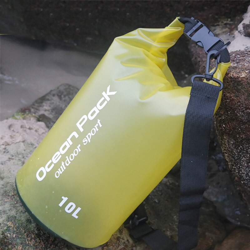 Outdoor 2L 5L 10L 15L Waterproof Dry Bag Pack Sack Swimming Rafting Kayak River Canoeing Trekking Floating Sailing Waterproof: 2L yellow