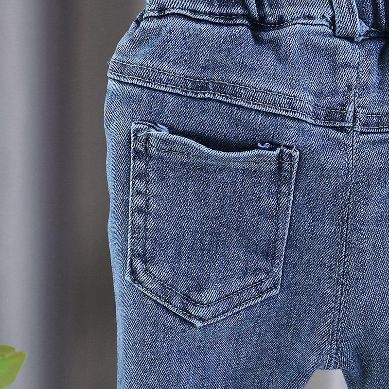 Baby kids Girls jeans pantaloni nuovi jeans pantaloni moda bambini pantaloni a campana primavera autunno neonate pantaloni casual carini P4 105