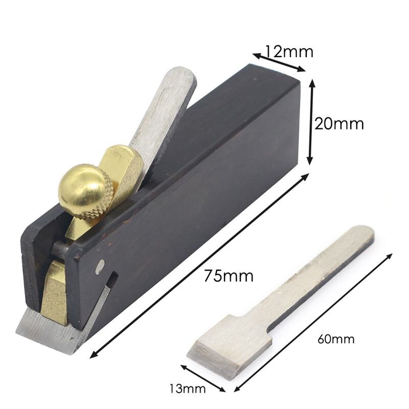 Eleg-Mini Hout Hand Schaafmachine Bediend Houtbewerking Tool Duurzaam Hoek Schaafmachine Luthier Tool Viool Maken Carpenter Tool
