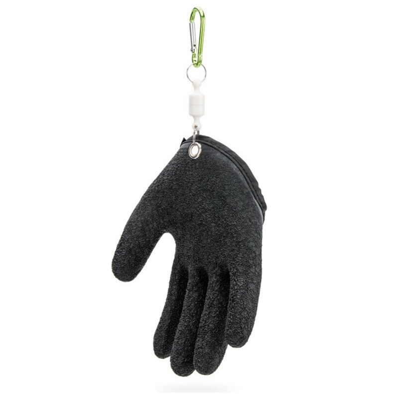 1 stk fiskehandske med magnetudløsning fisherman catch fish handsker skære- og punkteringsbestandige anti-skrid latex fisk