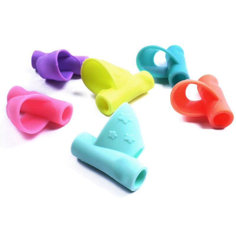 3 Pcs Silicone Pencil Grips Handwriting Aid School... – Vicedeal