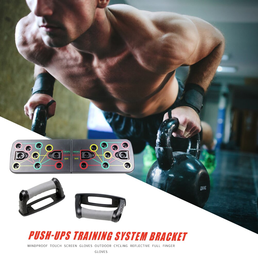 Push-up Stand Board Home Gym Body Building Fitness Exercise Sports Comprehensive Training Equipment Building Equipment Tool