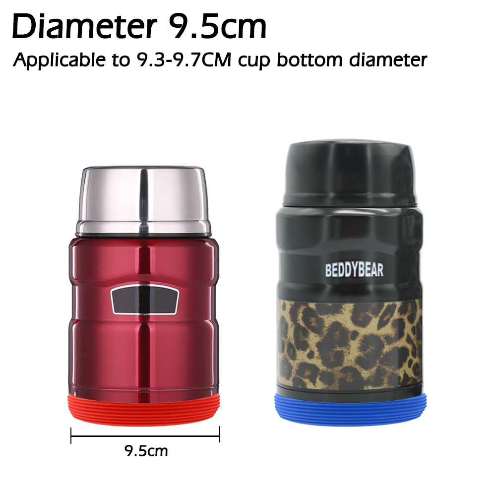 1pc diâmetro 9.5cm 24g rosqueado copo de silicone macio capa inferior resistente ao desgaste anel manga anti deslizamento boa dureza elástica