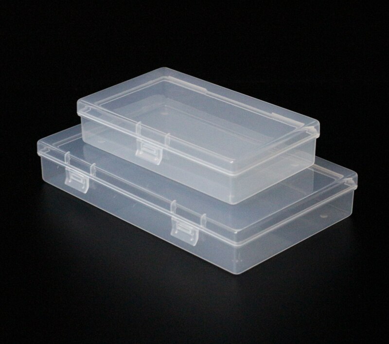 Akryl charme perler og fund display bakke æske til trold armbånd halskæde perle vintage smykker perle opbevaring organizer taske: Plastikæske / Lille