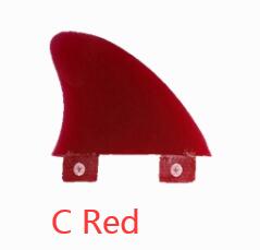 Single Small Surf Fin SUP Board Fins Knubster Centre Kneel surfboard Fin Blue Red Smoky BRANDRUPEL: C Red