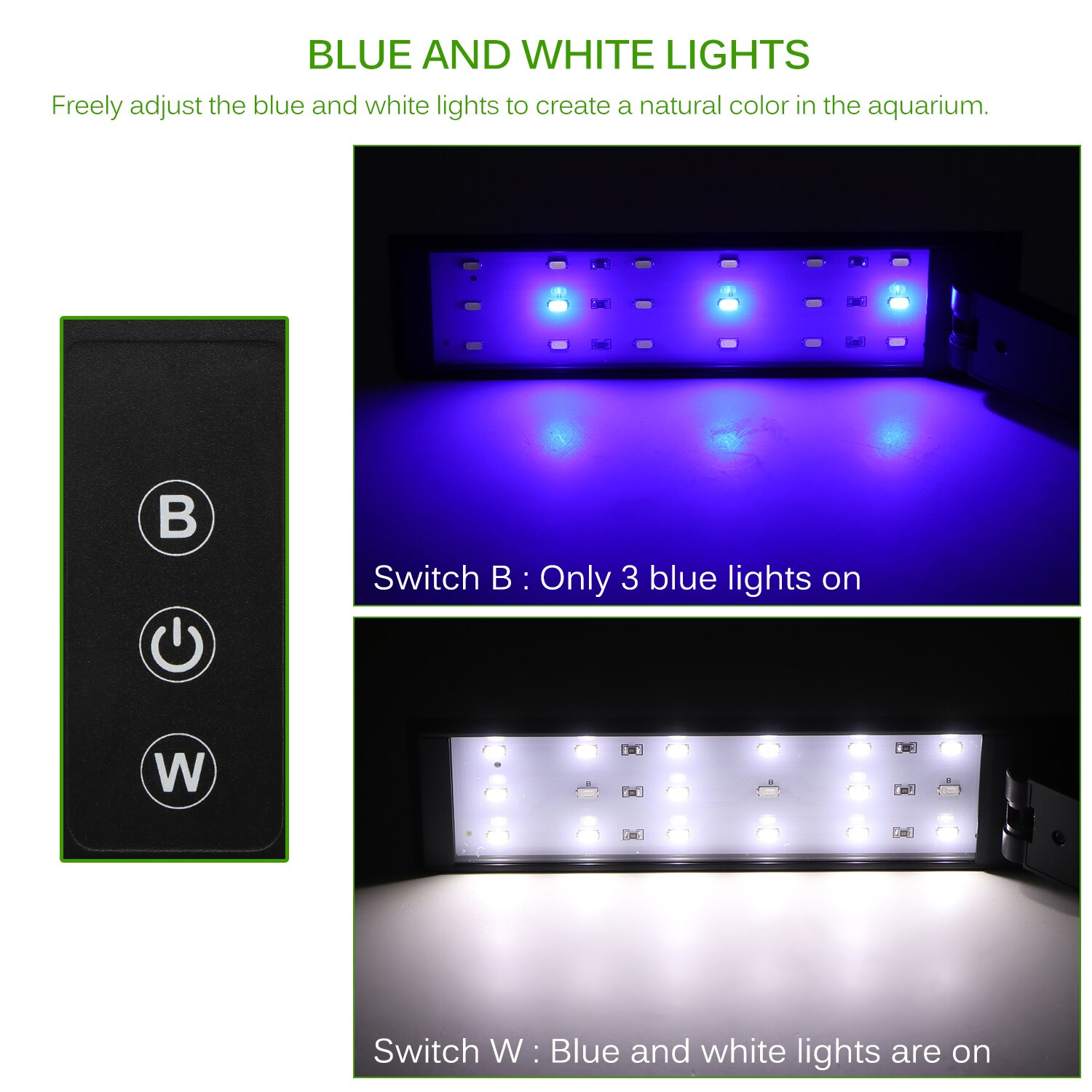 Clip Style Plant LED Light Mini Nano Clip Water Proof Aquarium Water Plant Fish Tank Commander Smart Controller