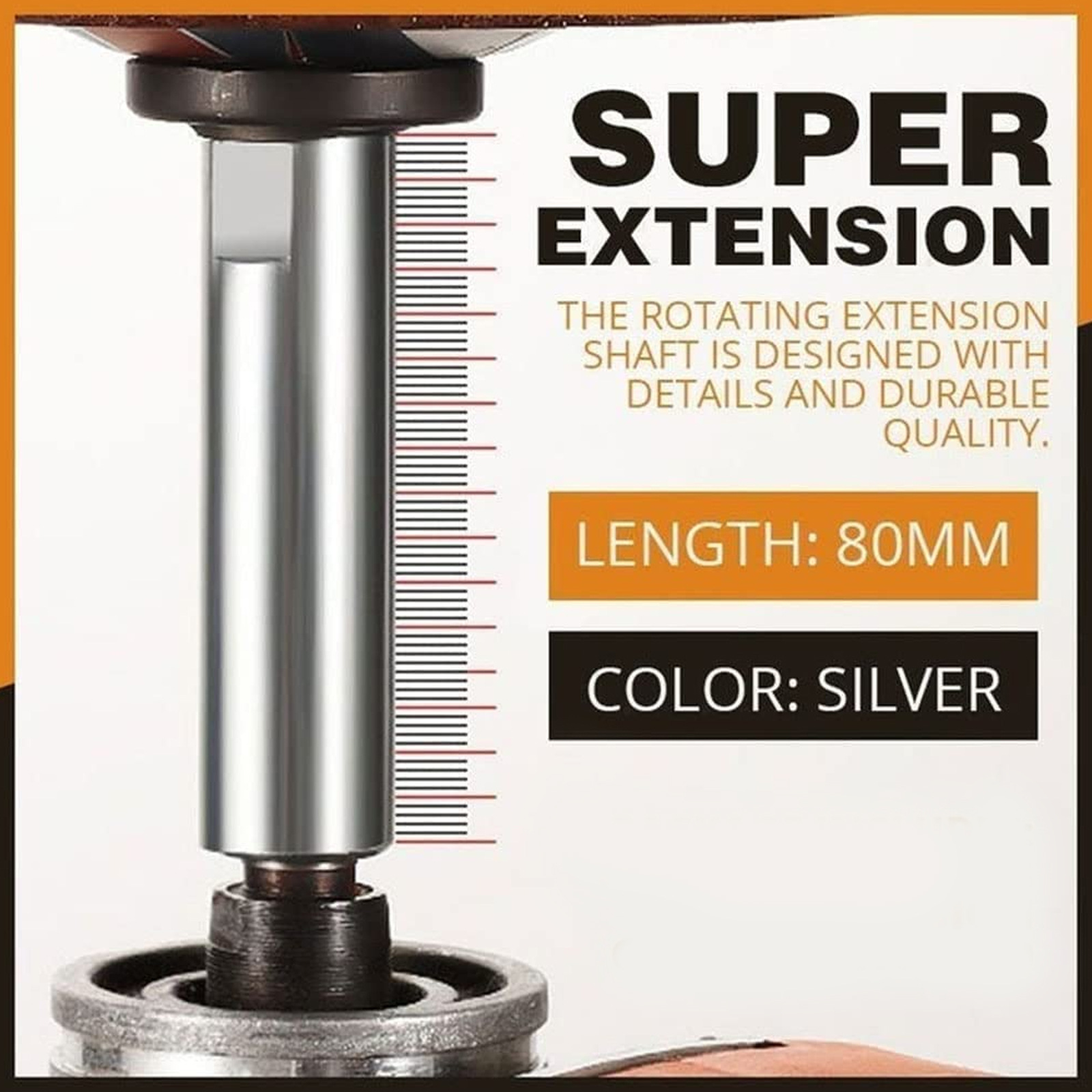M10 M14 Gewinde Adapter Verlängerung Stange 65-115mm Winkel Schleifer Verlängerung Pleuel Schleifen Verbindung Energie Werkzeug