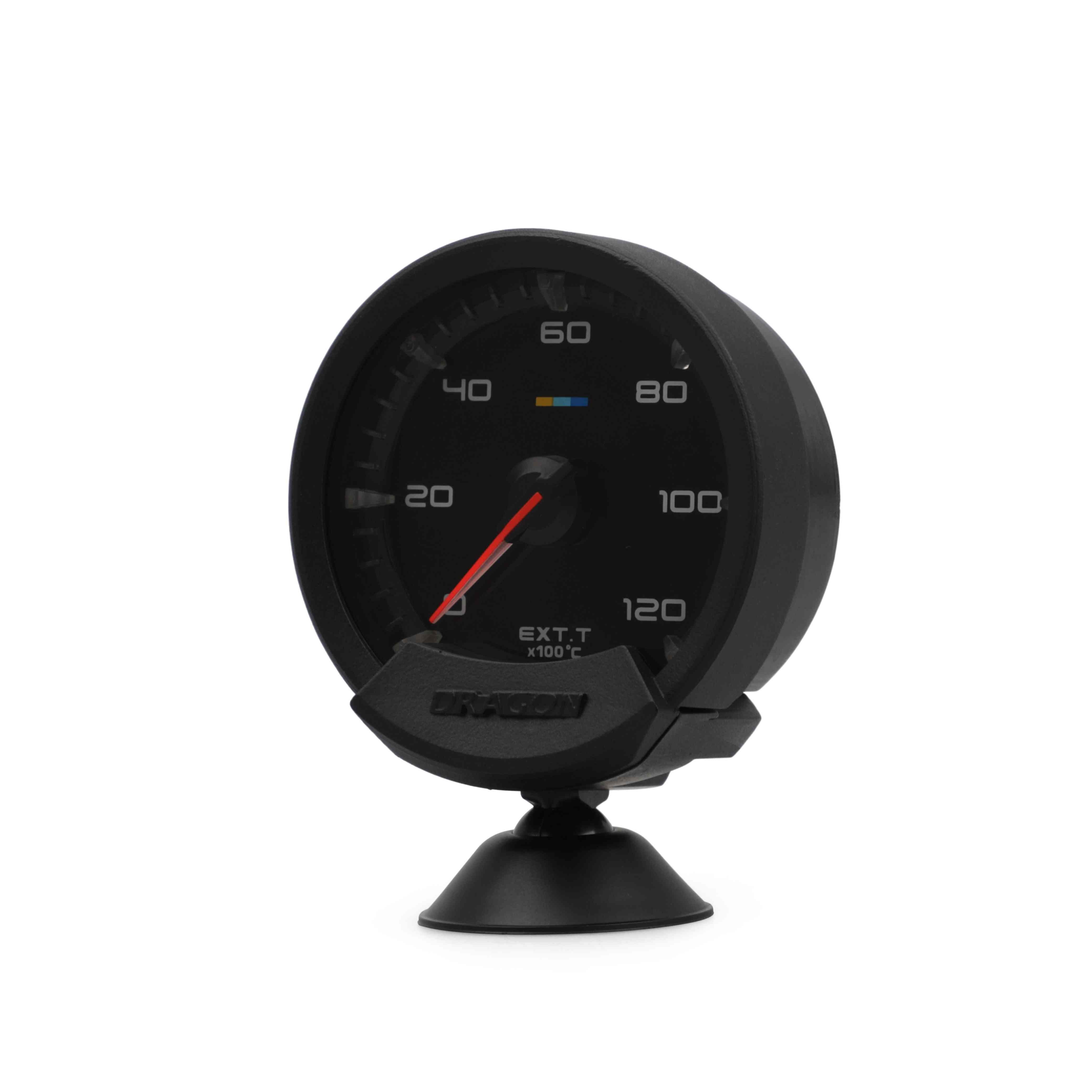 2.5" 60mm Car Gauge LED Digital Display Voltmeter Voltage Oil Temp Oil Press Watertemp Fuel Pressure Tachometer Boost PSI: Exhaust Gas