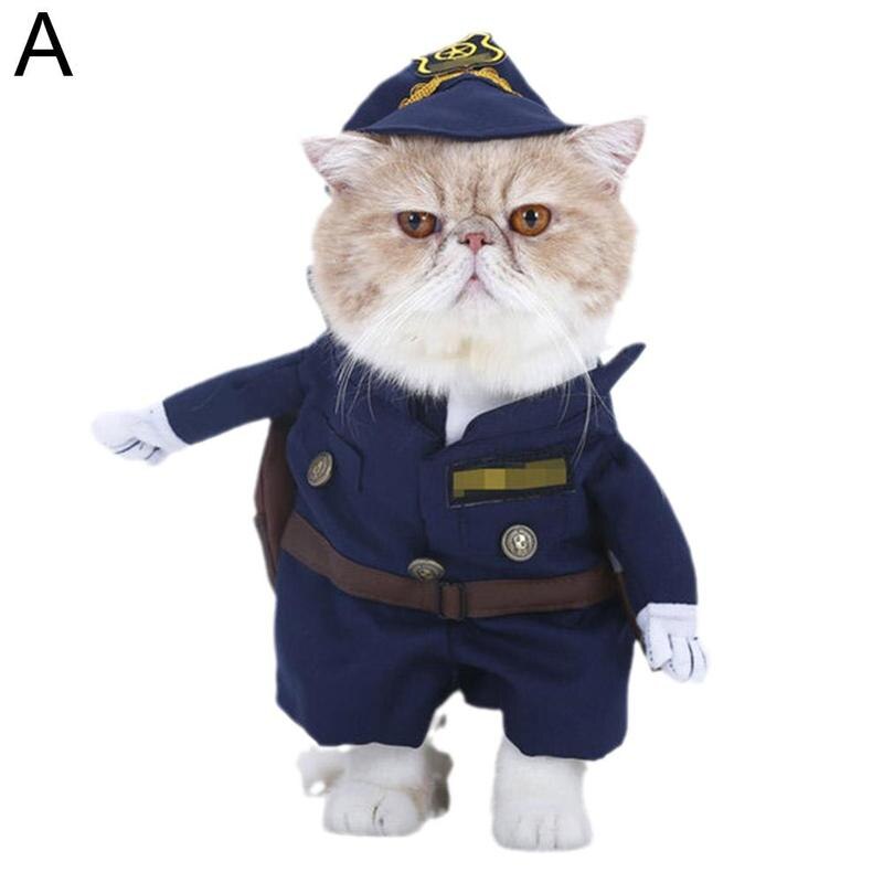 Funny Dog Clothes Cool Pet Dog Costume Suit Puppy Clothes Coat Clothing For Dog Costume Outfit Nurse Pet Suit Z9X5: A