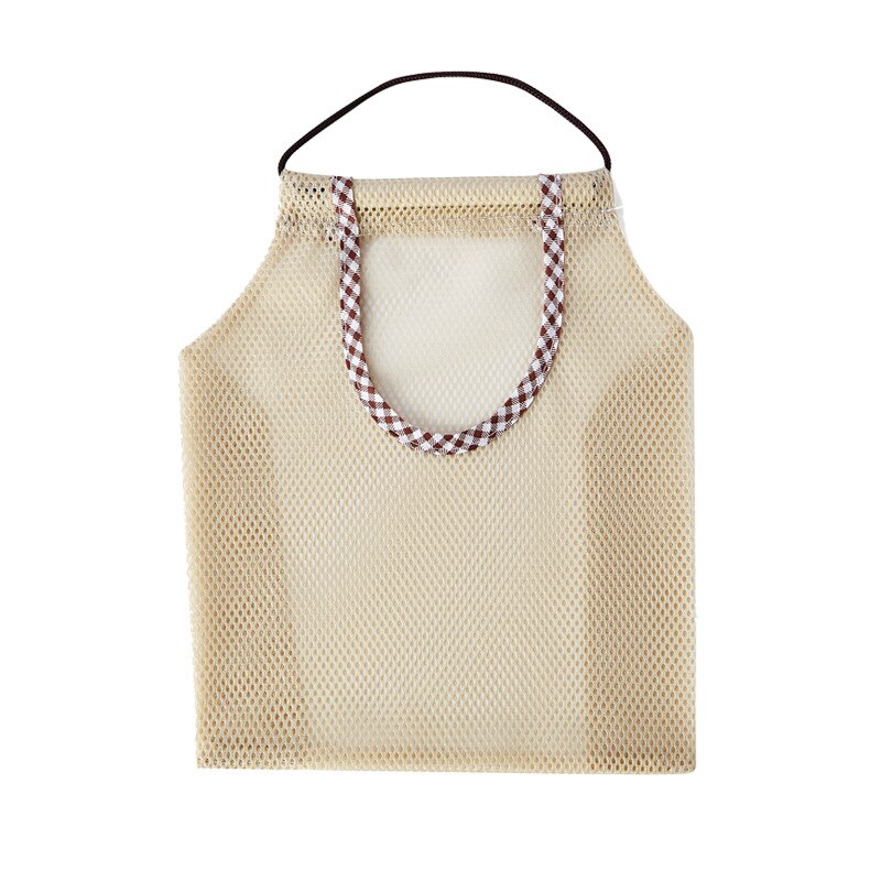 Bolsa de almacenamiento de verduras reutilizable Beige para frutas y Malla lavable, comida, cocina, compras